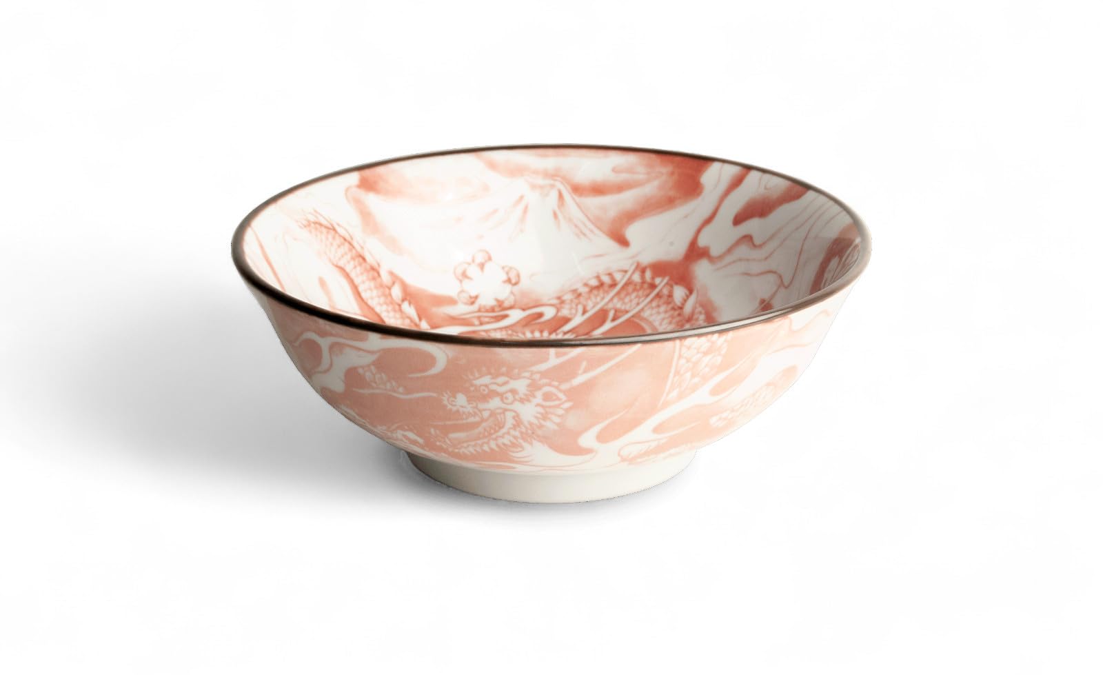 Japan-Bowls Drachengott Edition – Große Ramen Bowls Ø 20,5 cm | Porzellan-Schalen 3er-Set – Hochwertige asiatische Schüsseln für Ramen, Udon, Reis & Suppen (Drachengott 3er Mix-Set)