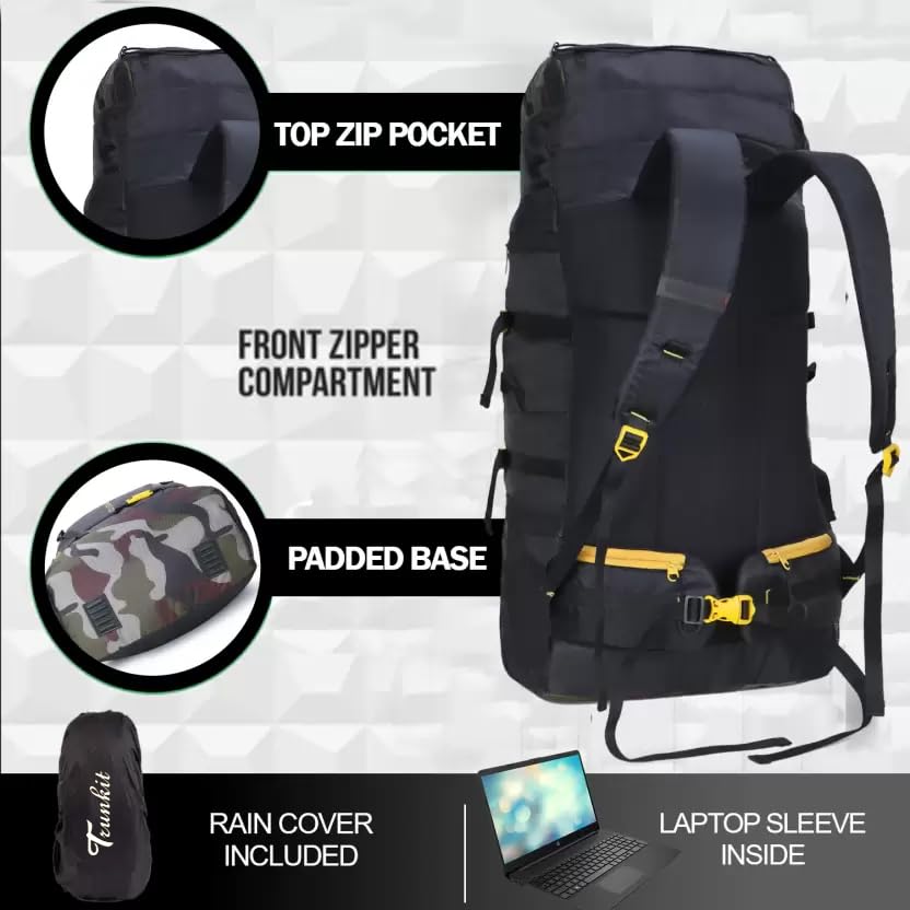 Trunkit Store Waterproof Trekking Backpack (Army) - Image 7