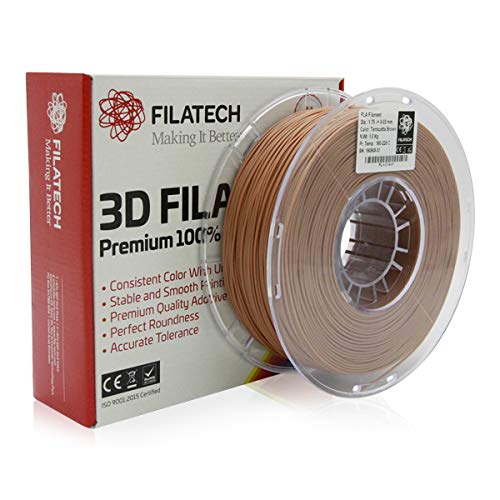 Filatech3D Printer PLA Filament, 1.75mm, 1Kg, Terracotta Brown - Made in UAE