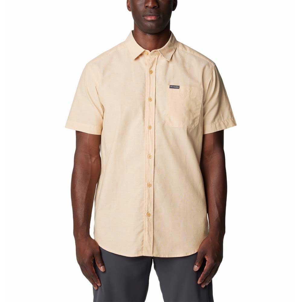 Columbiamens Rapid Rivers Novelty Short Sleeve Hiking Shirt
