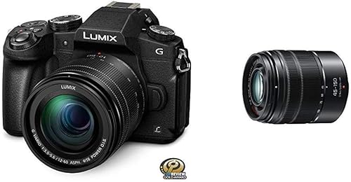 PANASONIC LUMIX G85 4K Digital Camera, 12-60mm Power O.I.S. Lens, with Vario 45-150mm F4.0-5.6 ASPH Mirrorless Camera Lens with Optical Stabilizer