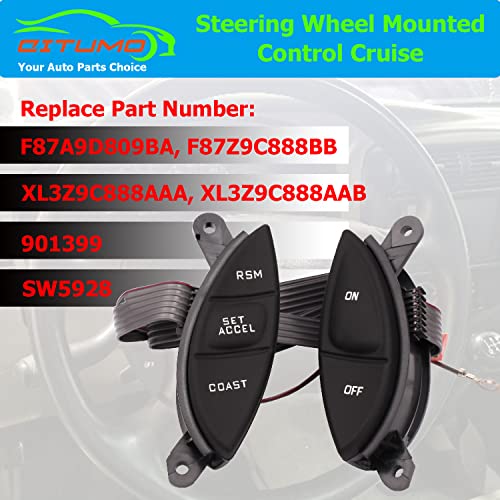 Citumo C-888BB F87Z9C888Bb Steering Wheel Mounted Cruise Control Switch Replacement thumb #1