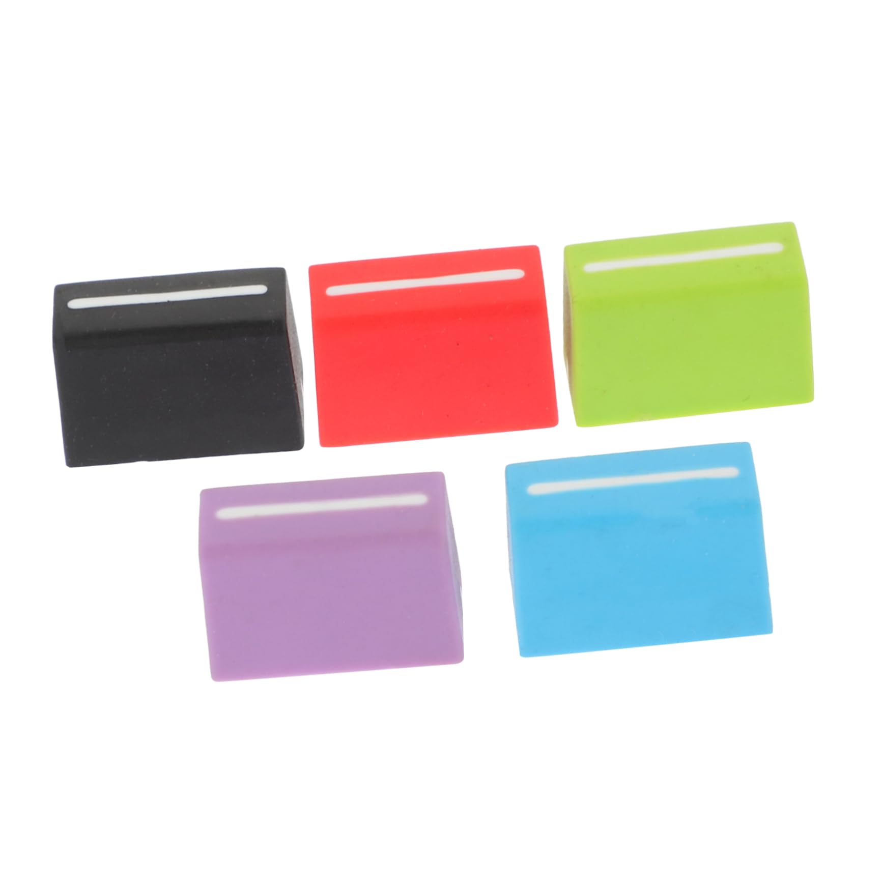 Vaguelly 25piezas Tapa De Reemplazo Para Deslizantes De Consola De Sonido De Morado Compatible Mezcladores y Controladores Diseño Ergonómico Para Ajustes De Audio Efectivos