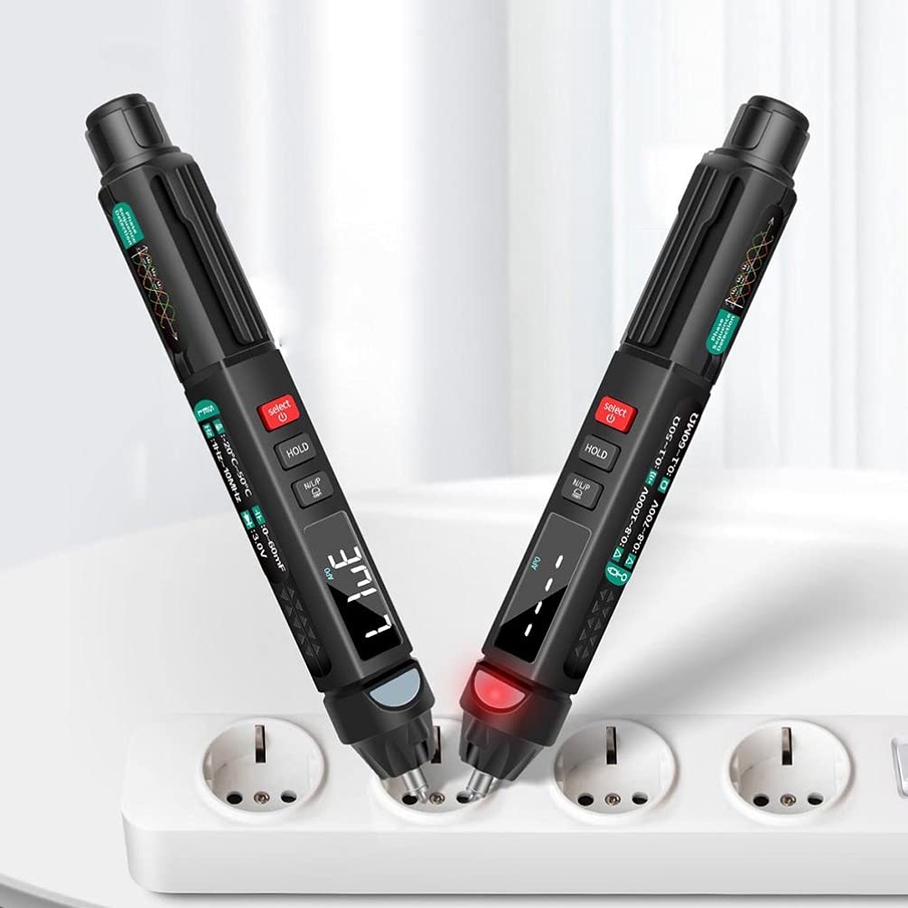 Penna Tester Elettrica senza Contatto 12-1000v con Display Colore