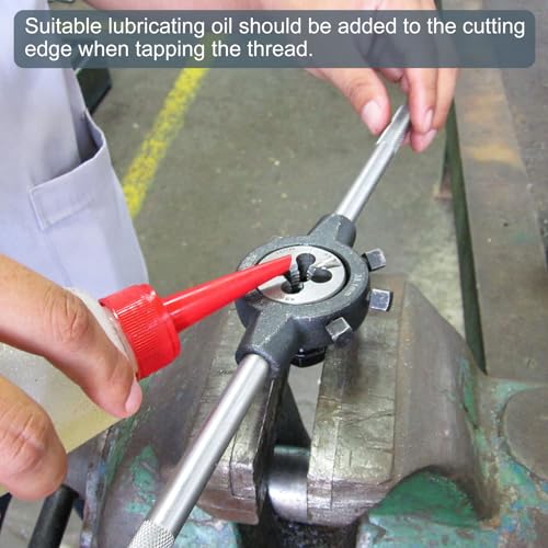 QUARKZMAN Runde Schneideisen, Metrisches M2 x 0,4 Gewinde (Rechtsgewinde), Hochgeschwindigkeitsstahl (HSS) Schneideisen Reparaturwerkzeug