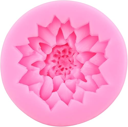 Miniatura 7 de Moldes de silicona de flores de crisantemo para fondant de flores de margarita para decoración de tartas, decoración de cupcakes, pasta de goma de