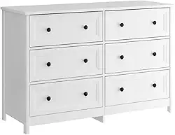 Cômoda 6 Gavetas Ditália Dm-217 Branco