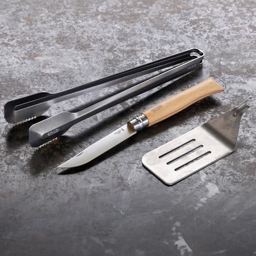 Set Opinel Parrillero 3 Piezas Tenedor, Espátula y Cuchillo miniatura 6