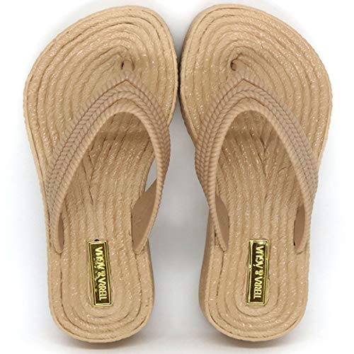 Tamanco Ortopédico Terra & Água Feminino 290.000 Linho 37