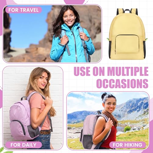 Image of Eccliy 50 Pack Backpacks Bulk 17 Inches Back Pack Basic Backpack for Adult Lightweight Outdoor Travel Bookbags (5 Basic Color)