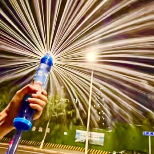 Image of Holi Fountain Rain Dance Water Pipe Pichkari | with Free Balloons | | (Assorted) | PoPo Toys