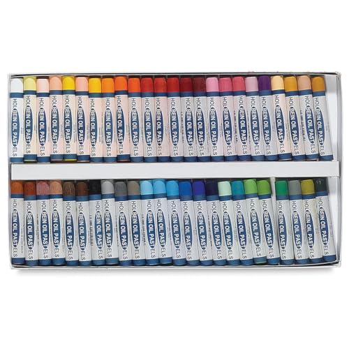 Pastels à l'huile académique lot de 48 pour dessiner pendant vos loisirs créatifs