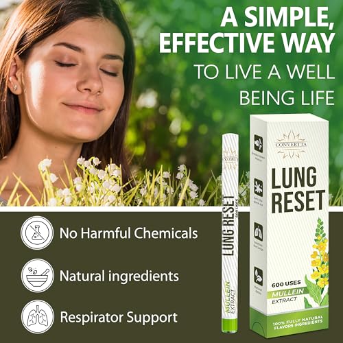 lung detox mullein diffuser pen  natural mullein leaf  lung health amp detox  herbal mullein diffuser pen 600 uses