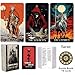 ZHQGYN 78 Tarot Cards, Tarot Cards Deck with Guide Book for Beginners, Fortune Telling Toys, Durable Cards, Suitable for Beginners to Experts, Creative Art Real Experience.