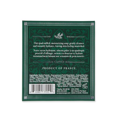 Image of Pre de Provence Bergamot & Thyme Men's Fragrance Collection, Cube Soap, 200 G