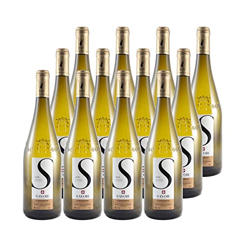 Vin de Savoie Chignin Blanc 2020 - André et Michel Quenard - Vin AOC Blanc de Savoie - Bugey - Lot de 12x75cl - Cépage…