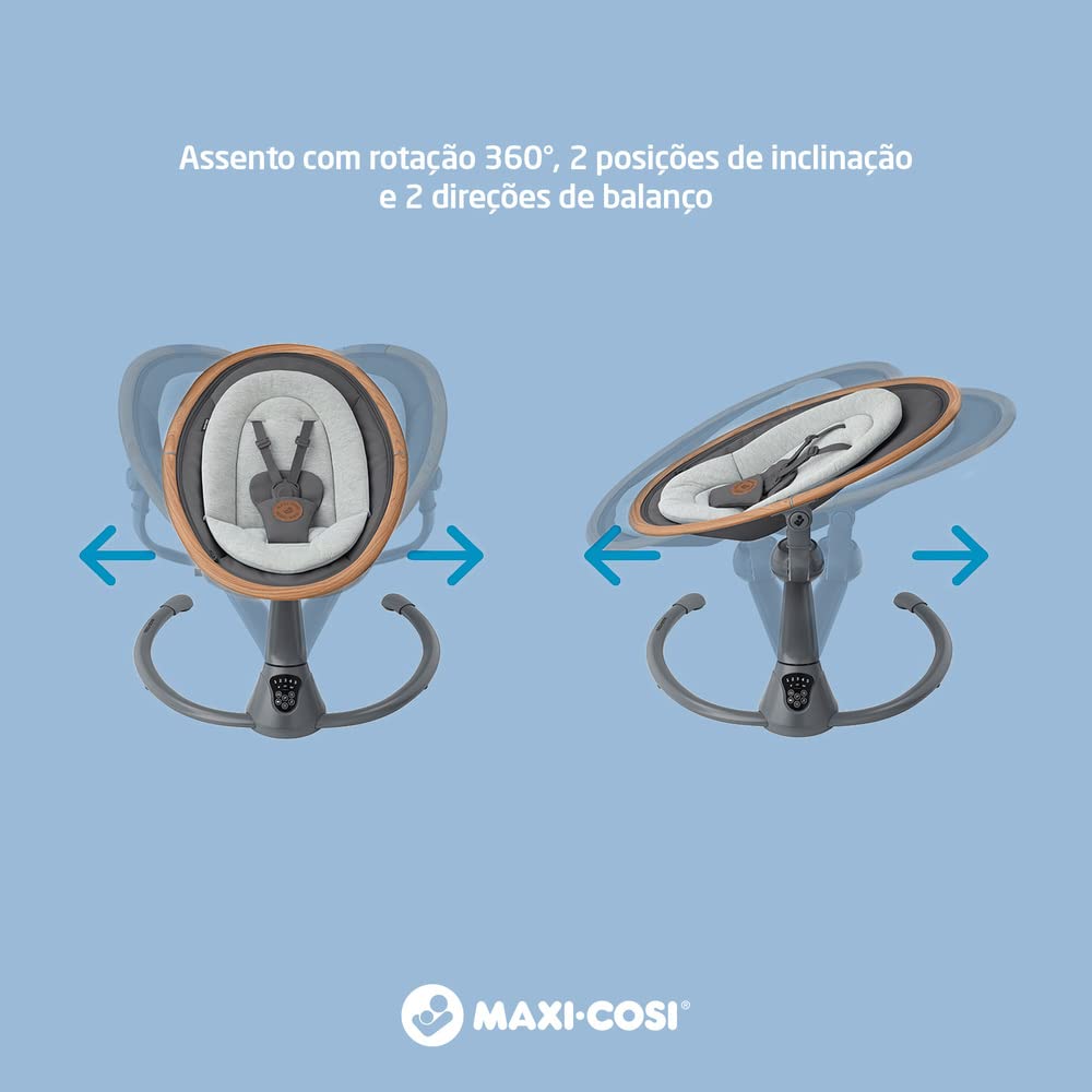 Columpio Musical El�ctrico MAXI-COSI Cassia ECO, Desde el nacimiento hasta los 6 meses, Beyond Green