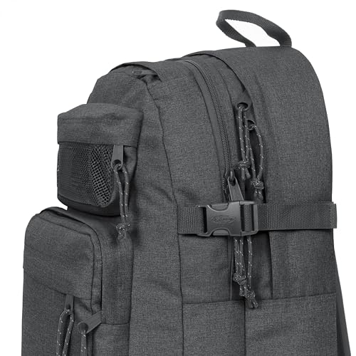 Image of EASTPAK Double Pro - 32L Performance Backpack with 16 inch Laptop Sleeve, Dual Compartments, Security Pocket, Bottle Holder & Organizer, Black Denim