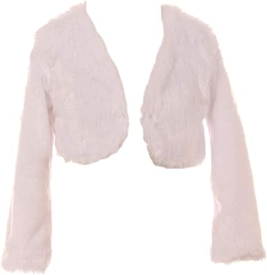 fluffy bolero jacket