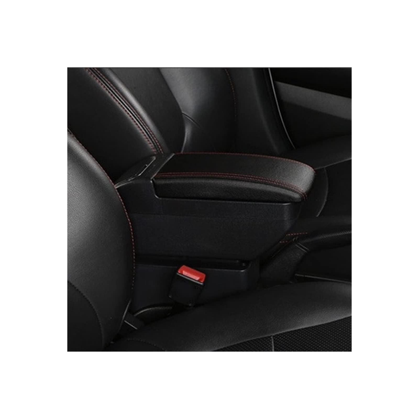 dsfik Scatola Bracciolo per Auto per Toyota per Aygo X Scatola Bracciolo Auto Scatola Portaoggetti per Console Centrale con Accessori Auto Ricarica USB (Colore : F Beige No USB