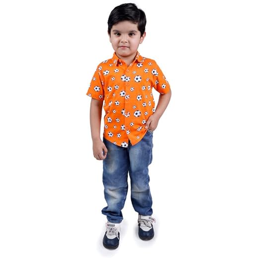 Half Sleeve Printed Shirt for Boys