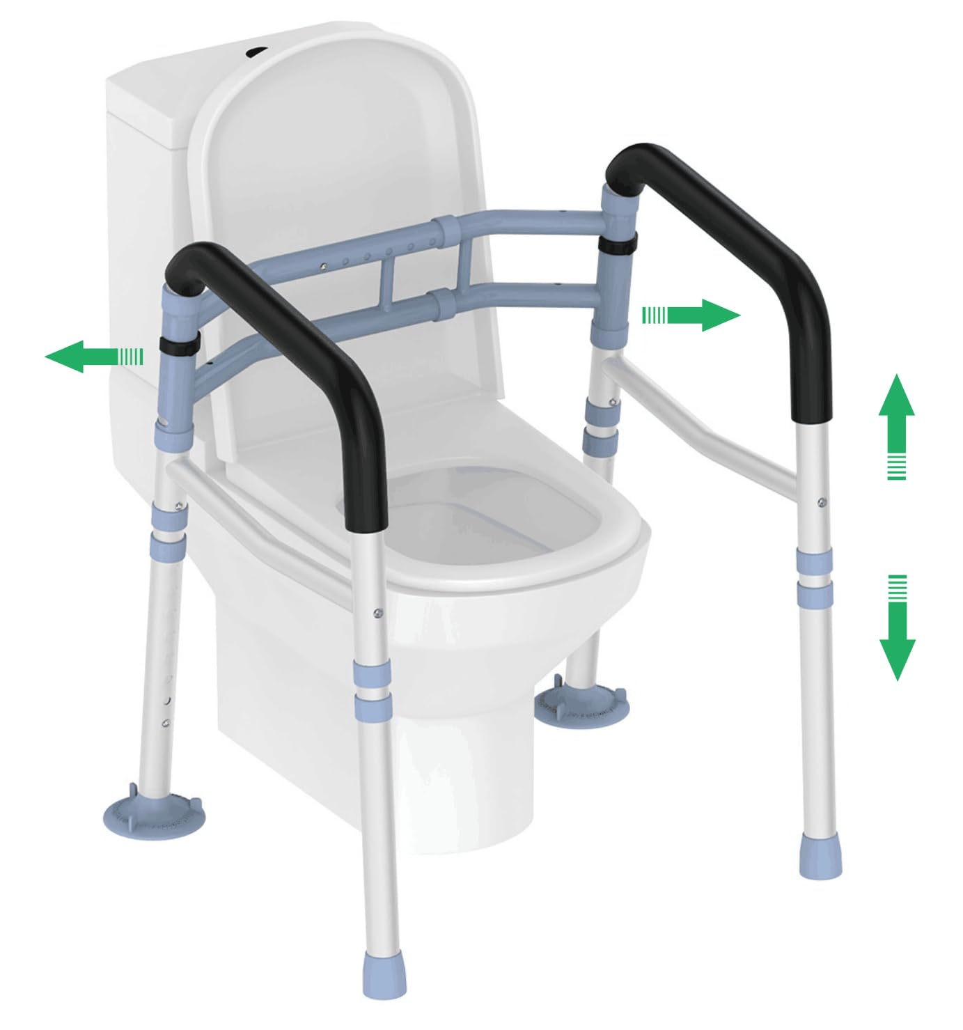 Elderly Bathroom Aid Delog - Adjustable Stand Alone Frame For Elderly ...