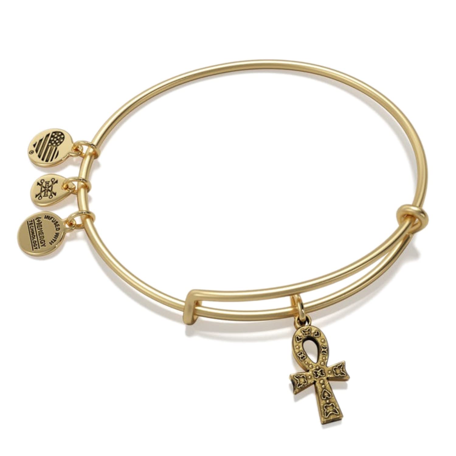 Alex and AniPath of Symbols Expandable Bangle for Women