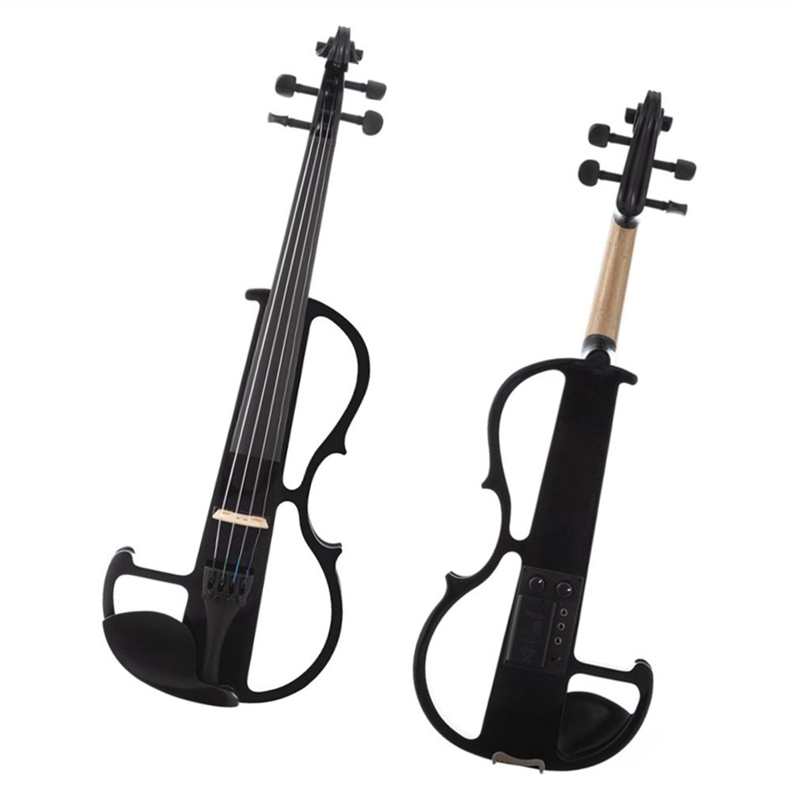 Violine Anfänger Handgefertigte Massivholzgeige 4/4 E-Geige Mit Koffer+Bogen+Schulterstütze