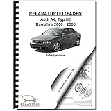  Audi A4 Typ 8E 2000-2008 6 Gang Schaltgetriebe Kupplung 0A3 Reparaturanleitung