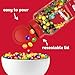 SKITTLES Original Chewy Fruity Rainbow Candy For Mid Day Snacking, Road Trips, Gaming & Party Fun, 30 Oz Resealable Bulk Candy Jar
