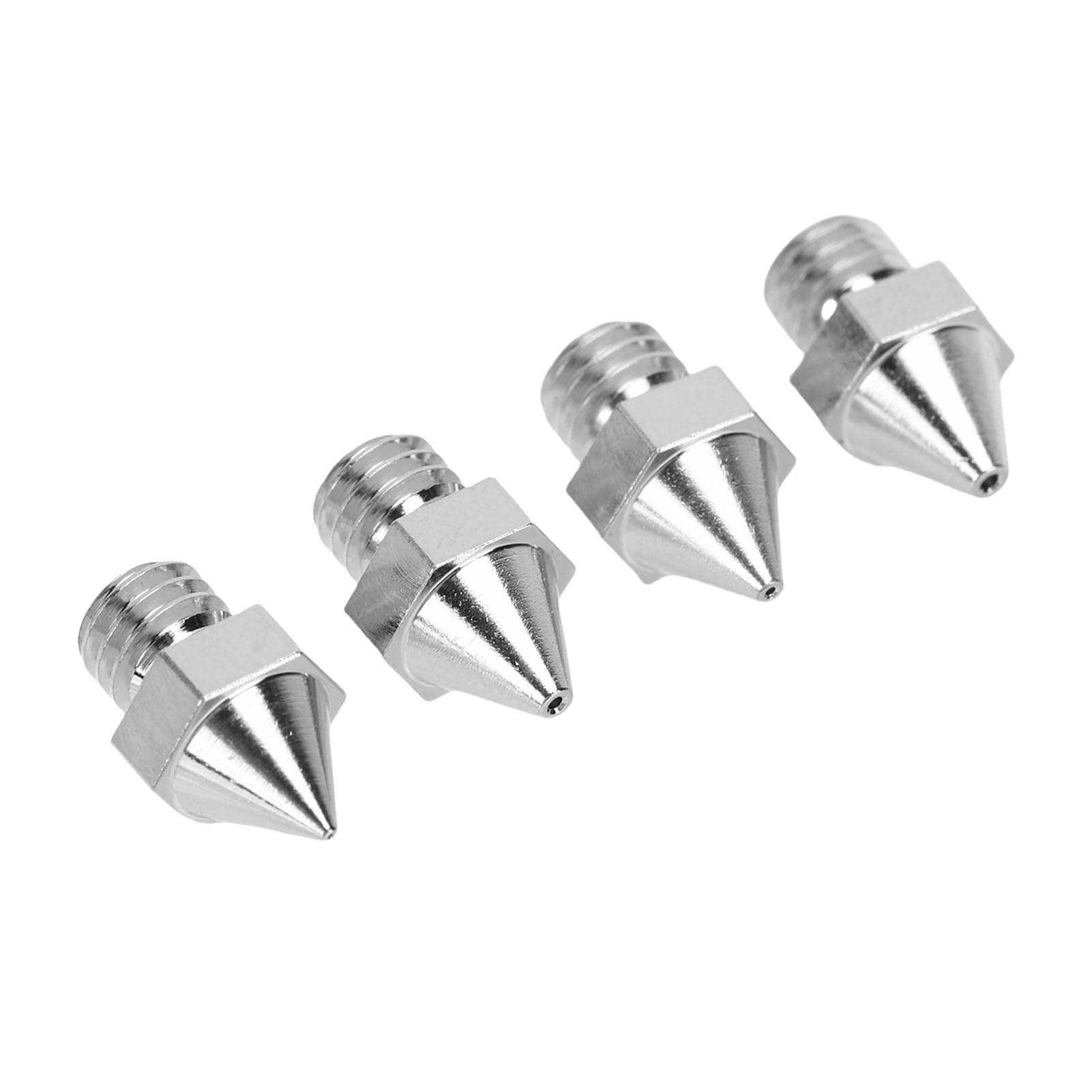 Ugelli per Stampante 3D da 4 Pezzi, Set di Ugelli in Lega Ad Alta Durezza 0,2 Mm 0,4 Mm 0,6 0,8, Set di con Connessione Continua con Struttura Durevole, Ideale per Raise3D N Pro2, Pro3 Ed E2
