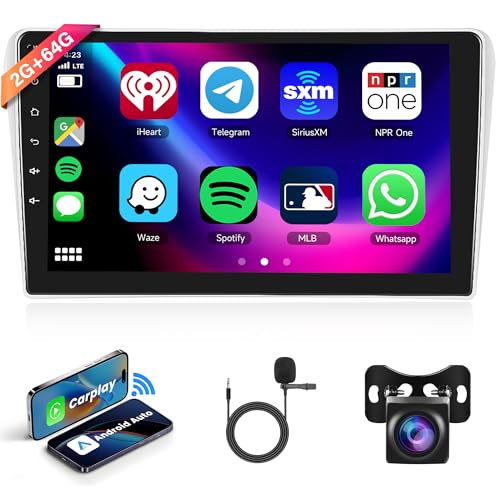 Rimoody 2G+64G Wireless Carplay Android 13 Autoradio 2 Din für Toyota Avensis