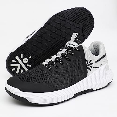 Image of CULT Men's Impact Training Shoes, Enhanced Grip, Multi-Directional Flexibility, High Energy Return, Engineered Mesh Upper, Lace-Up, Pull Tabs, Reinforced Heel & Toe Cap
