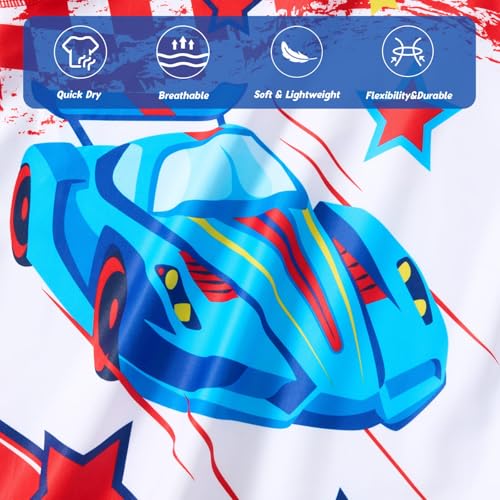 Image of Kids Swimsuit Boys Two Pieces Shark Swimsuit Toddler Rash Guard and Trunk
