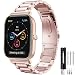 Produktbild Kompatibel mit Amazfit GTS Armband, 20mm Metall Ersatzband für Amazfit GTS 2/GTS 2e/GTS 3/GTS 4/GTS 4 Mini/Amazfit Bip/Bip U/Bip U Pro/Bip 3/Bip 3 Pro/Bip S/Amazfit Active/Amazfit GTR Mini/GTR 42mm