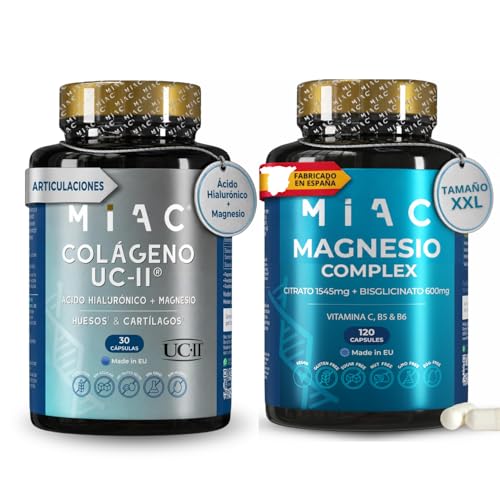 Colágeno Tipo II con Magnesio Complex para Huesos y Energía Corporal