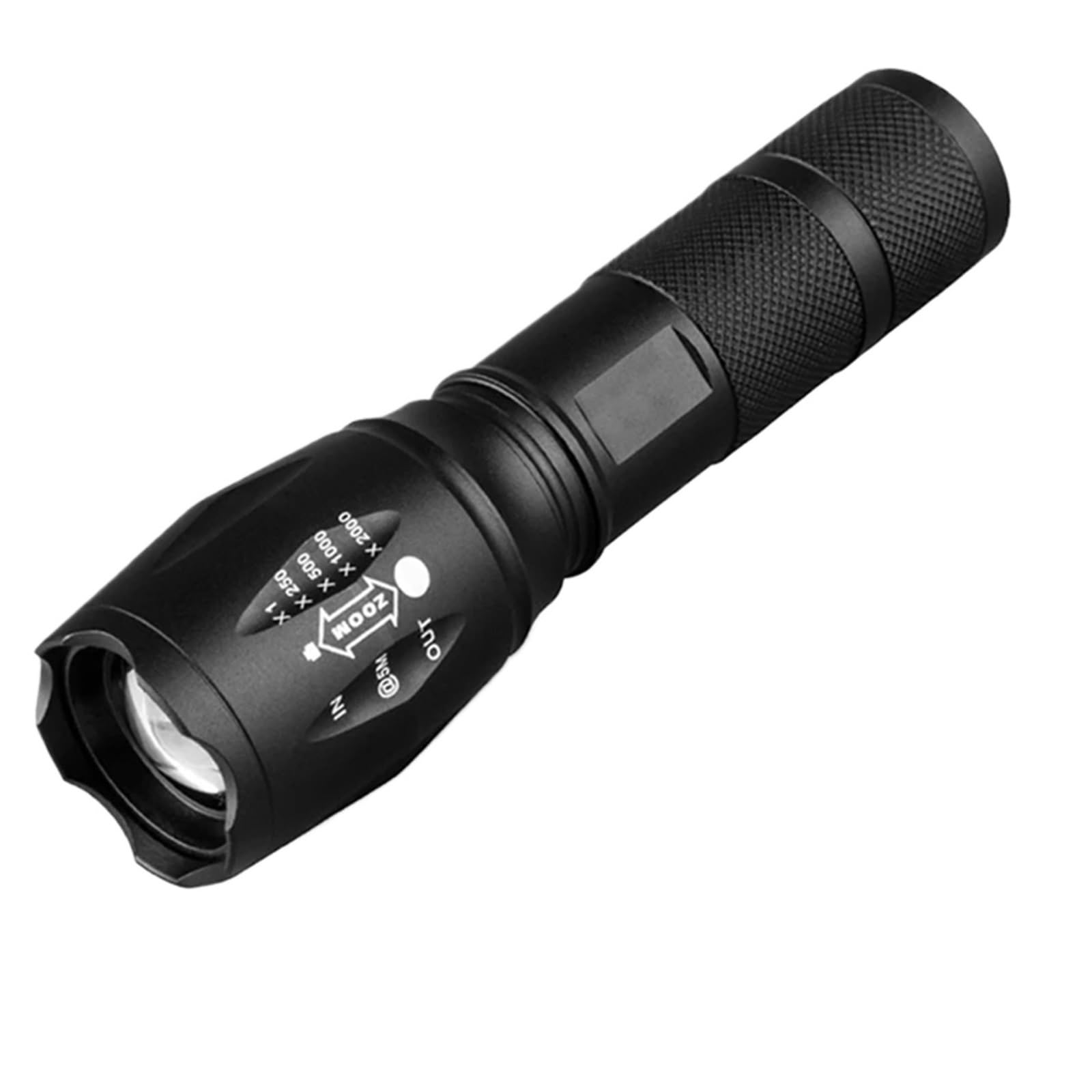 Rechargeable Torch, Led Flashlight Ultra Bright Waterproof MINI Torch Zoomable 5 Modes Rechargeable for Camping Tactical for Camping,Hiking