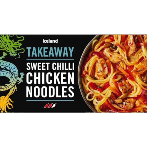 Iceland Takeaway Sweet Chilli Chicken Noodles 375g (Frozen)