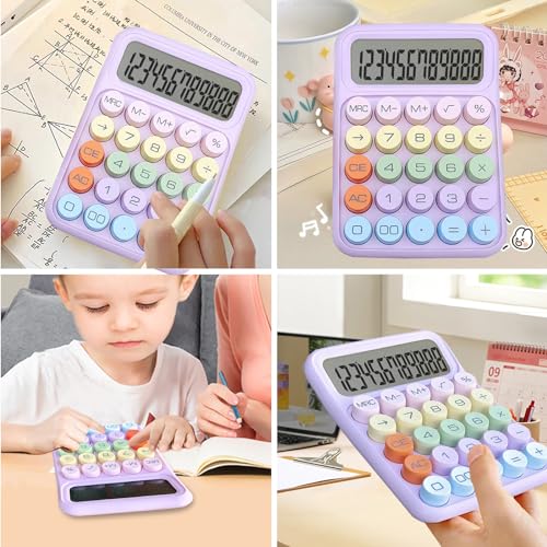 Calculadora de escritorio con botón grande y pantalla de 12 dígitos de diseño bonito 4