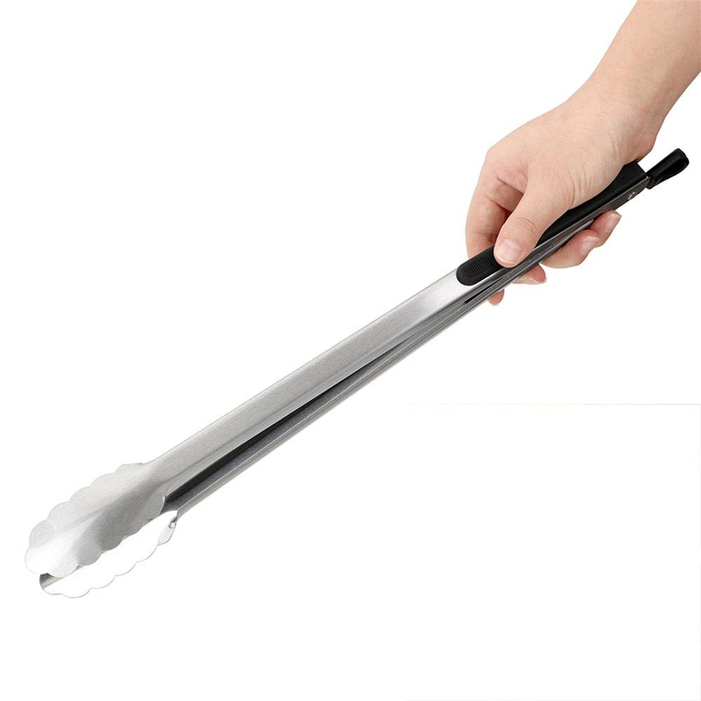 Pinzas de Cocina Las Pinzas de Acero Inoxidable para Alimentos Son adecuadas para cocinas. Pinzas para Ensalada de Verduras a la Barbacoa y Pastelería
