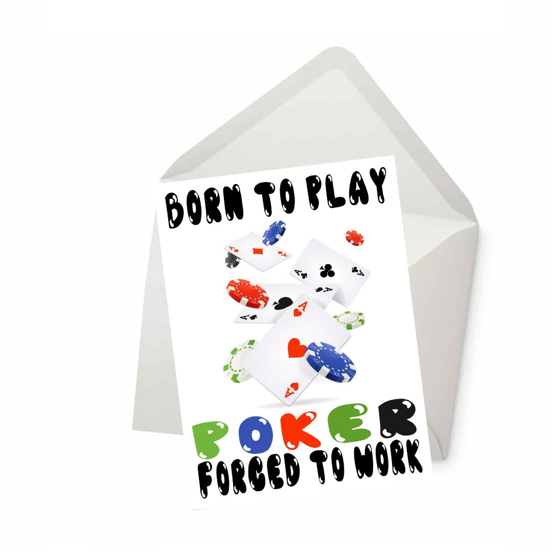 Casino Greeting Card (7X5 Inches, Blank Inside) For Birthday 5 thumbnail image