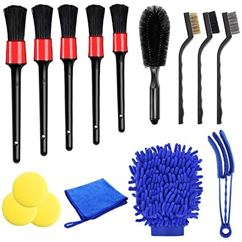 Brosse Nettoyage Voiture URAQT 15 PCS Cover