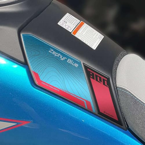 Autocollant Moto Résine 3D pour CF Moto 800 MT-X Aventure Off-Road Sereine Zephyr Blue