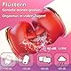 Sauger Vibrator Sex Spielzeug, Vibration für Frauen mit 3 Saugmodi 10 Zungenlecken 360°Rotierende Sexspielzeug für Klitoris Stimulator Erotik Sex Toys Sex Spielzeug für die Paare (Rot)