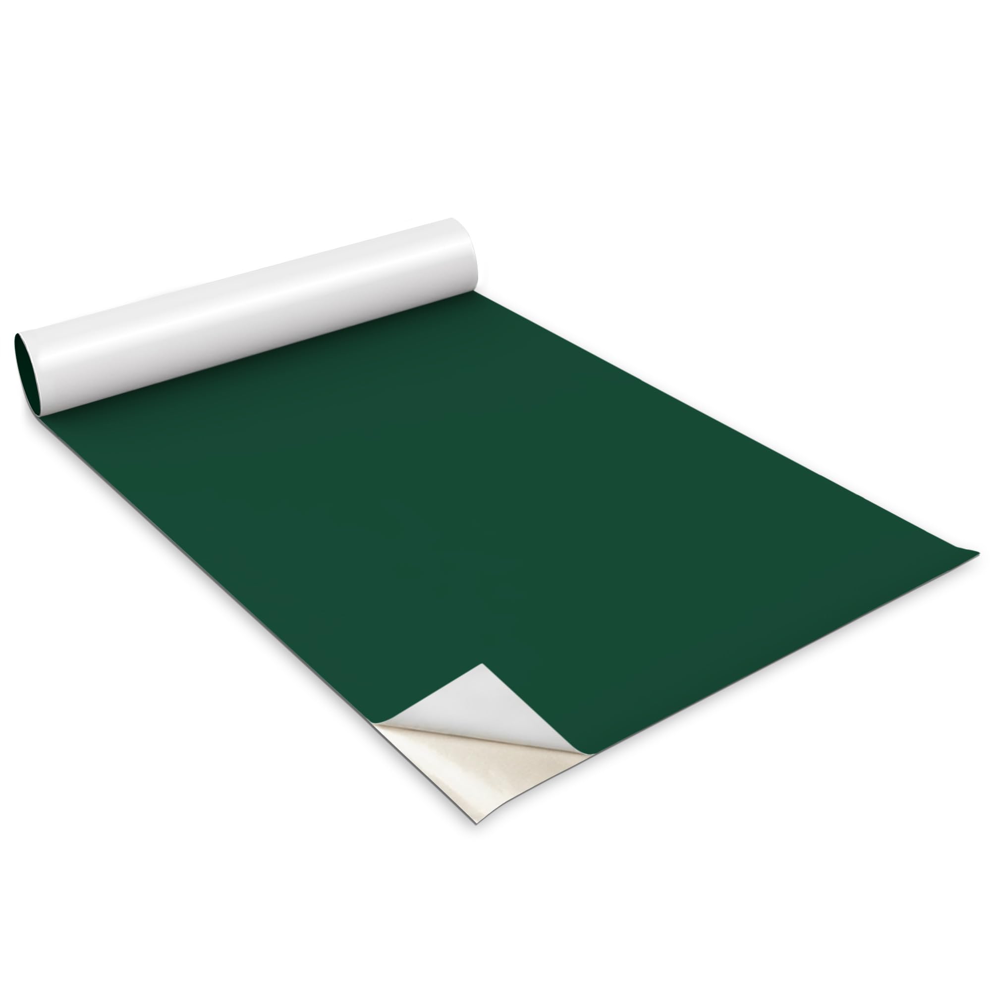Papel autoadhesivo para armario que cubre imperfecciones con vinilo verde mate