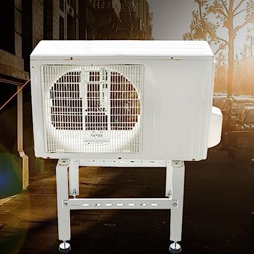 Support de climatiseur au sol rétractable en acier galvanisé pour pompe à chaleur