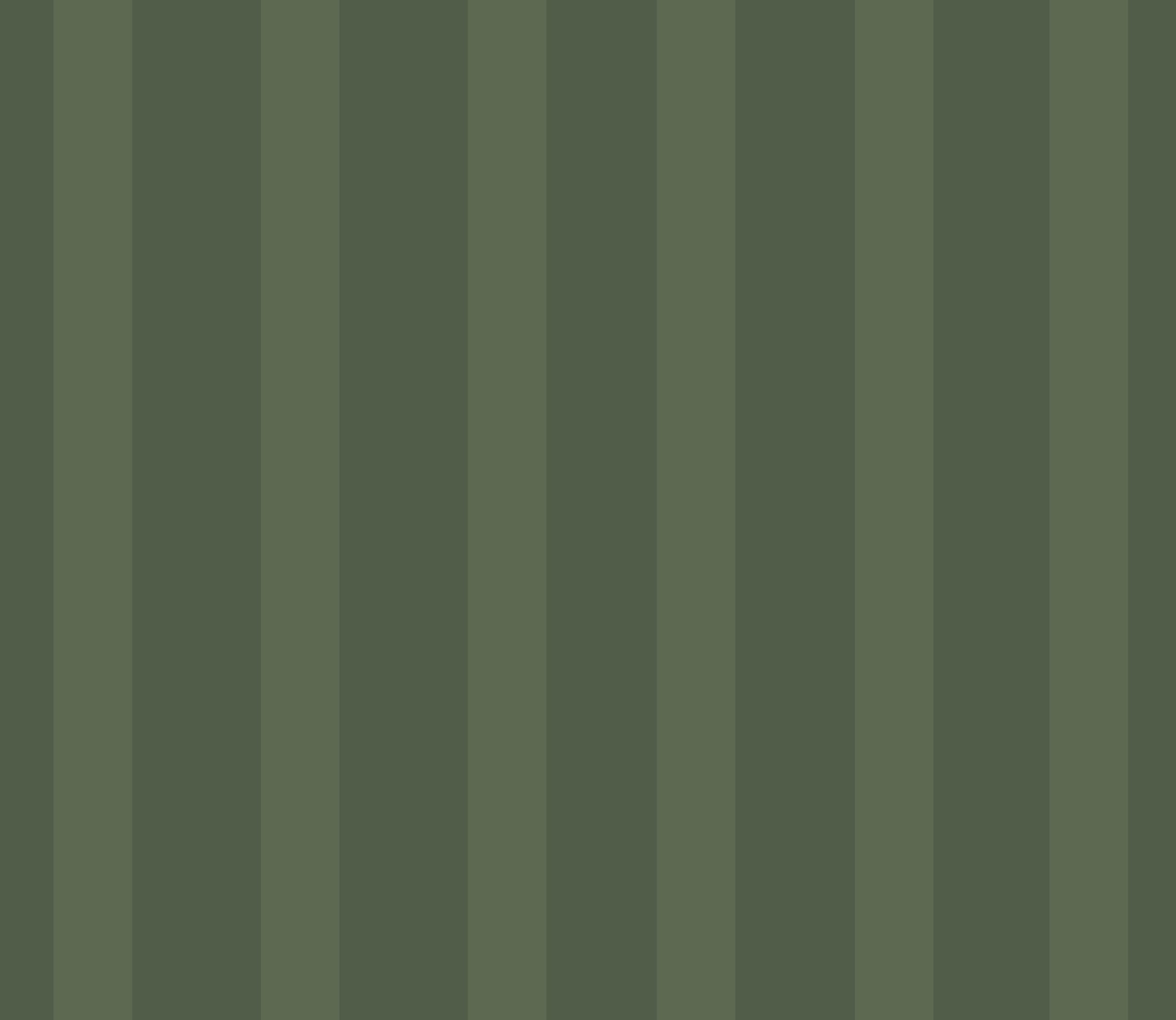 Olive Striped Cotton Bedsheet - Single Bed -2