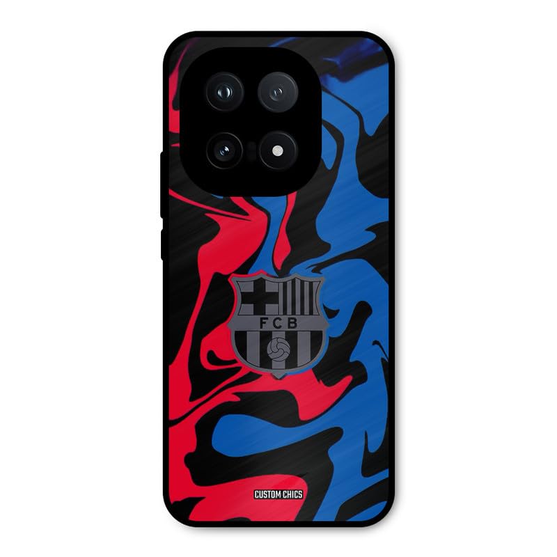 Image of PrintShield FC Barcelona Comic Back Cover for iQOO 15, Shockproof Printed Phone Case with Soft TPU Sides & Anti-Slip Grip
