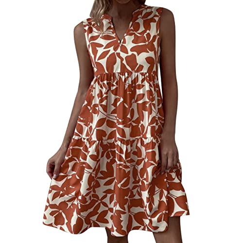 Robes for femmes 2026 mode imprimé bohème ample en coton léger surdimensionné