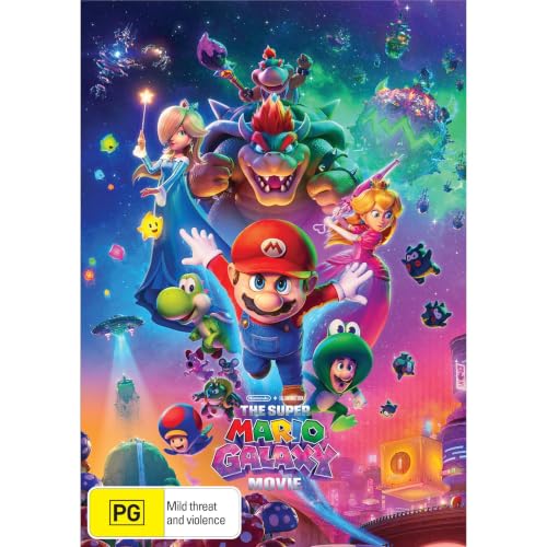 The Super Mario Galaxy Movie DVD - Region 4 & 2 (Australia)